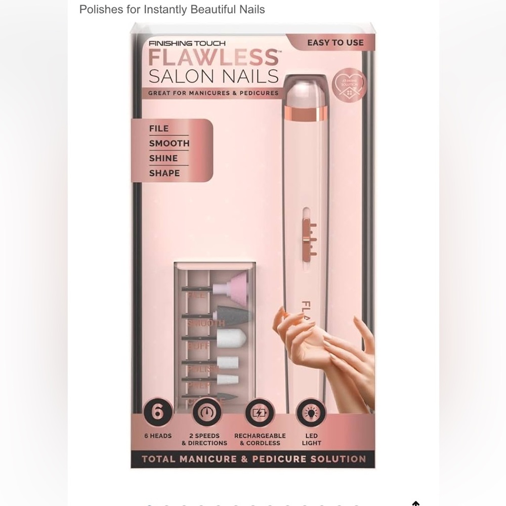 Bnwt finishing Touch Flawless Salon Nails - Professional Manicure